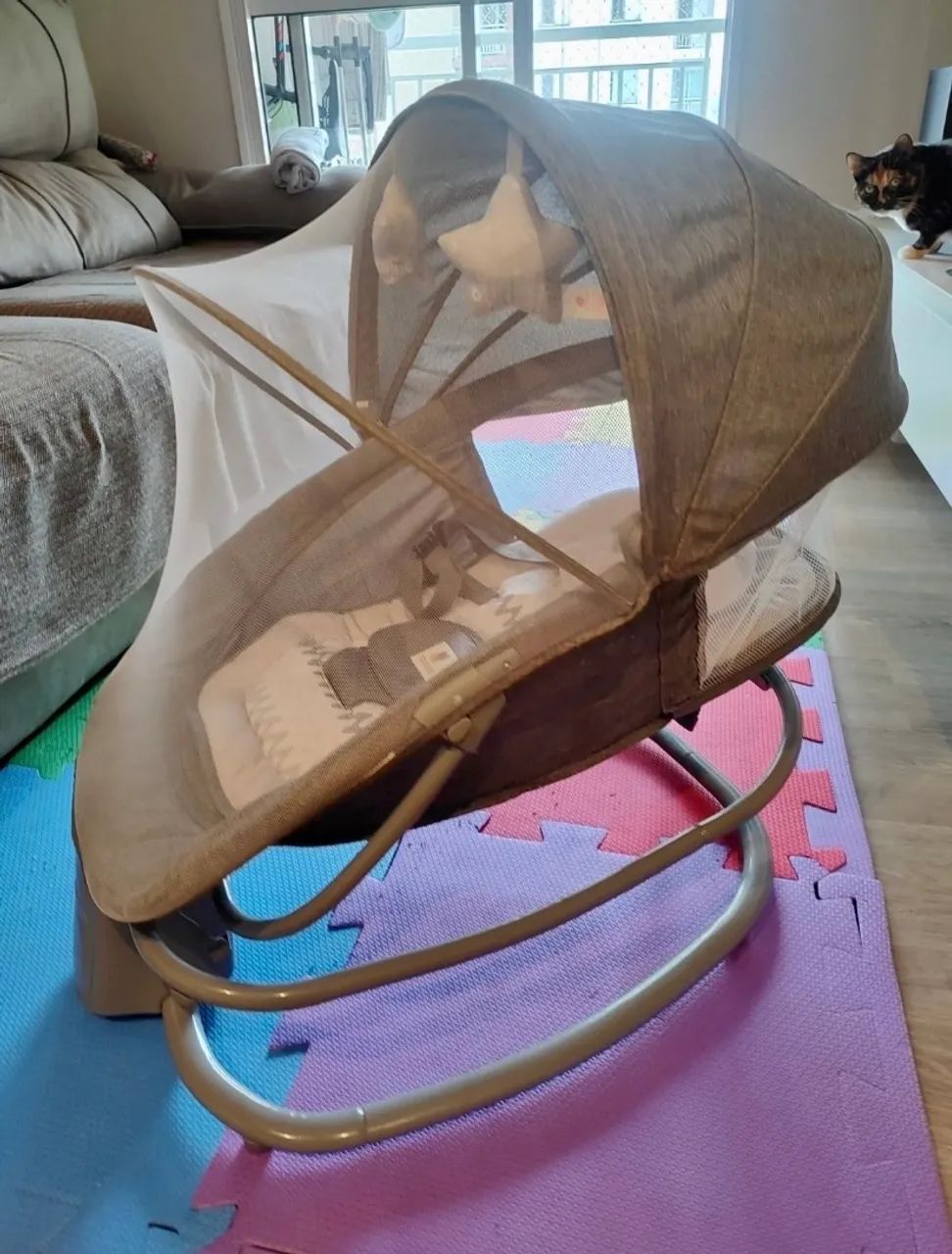 Cadeira de balanço Automática Techno Deluxe 4 em 1  - Foto 4