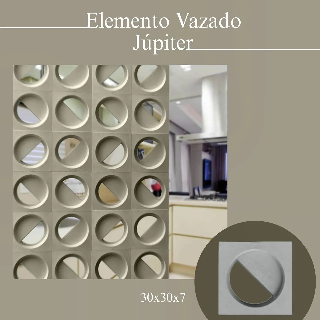 Elemento Vazado Júpiter 