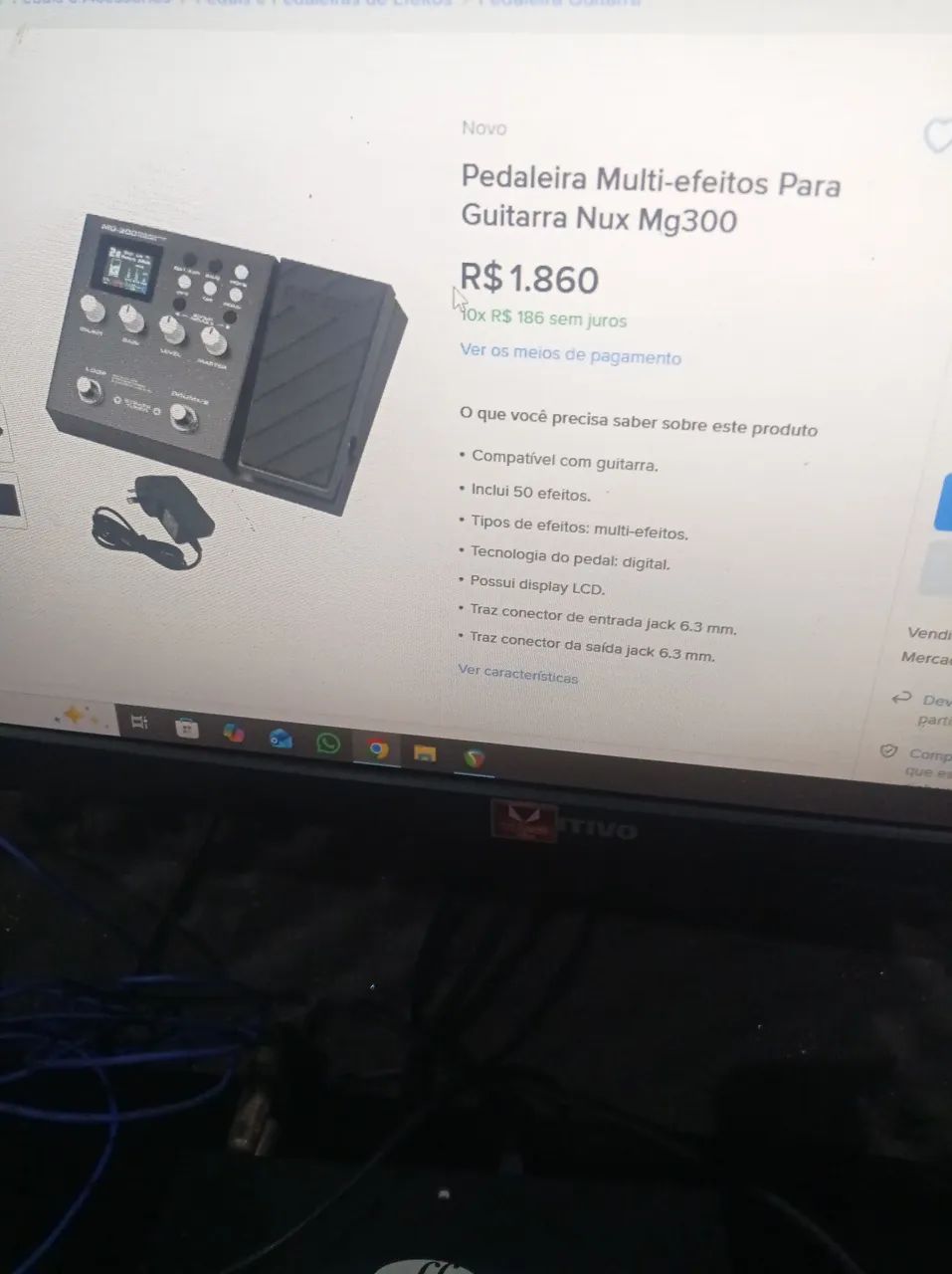 Pedaleira mg 300