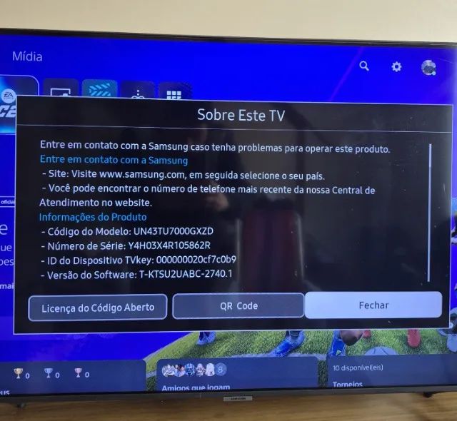 TV Samsung 43" Smart