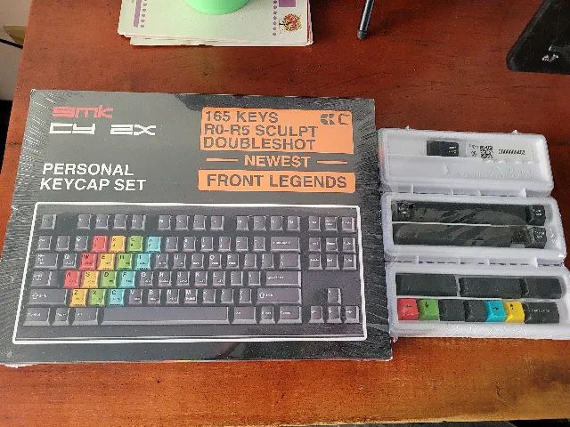 Keycaps GMK ZX originais com kit extra