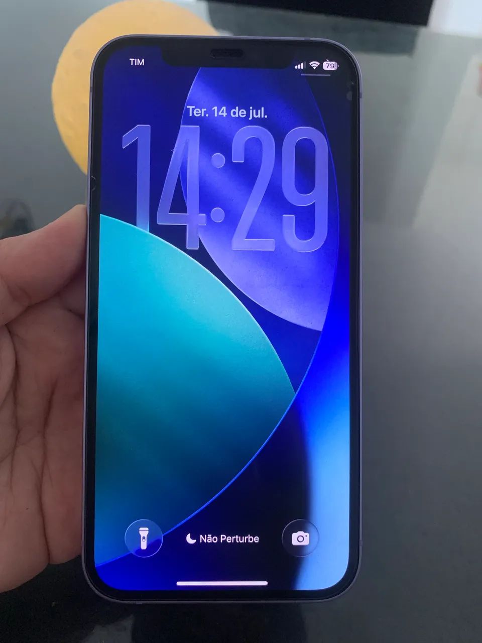 iPhone 12 64G Lilás com Nota fiscal - Foto 4