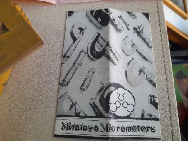 Micrômetro Mitutoyo Japonês, acompanha caixa original, ler a descrição - Foto 5