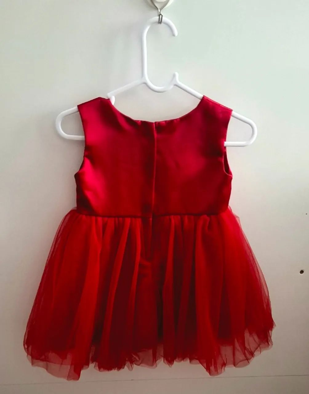 Vestido Vermelho 6 a 9 meses - Foto 2
