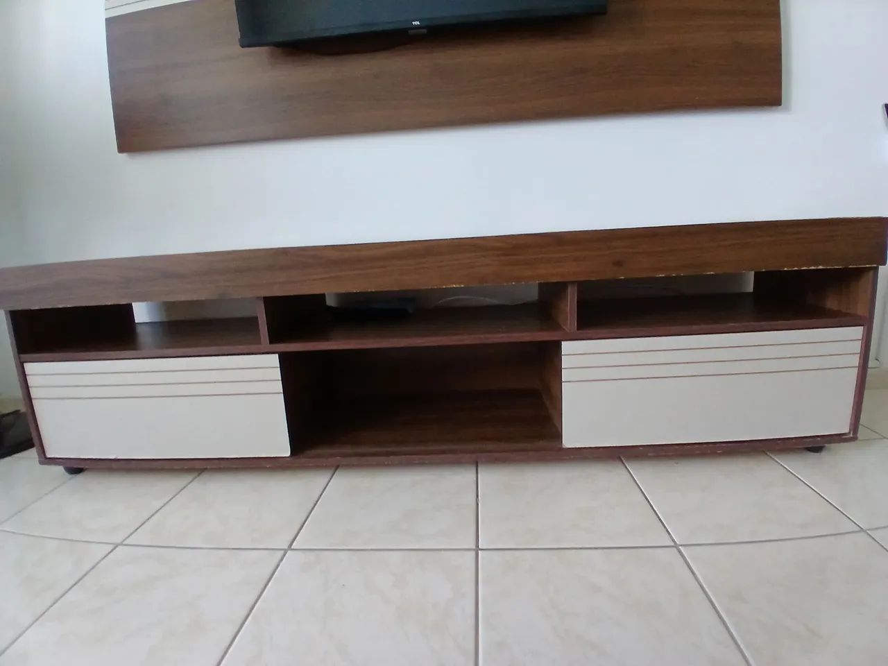 Painel e Rack para TV (sala de estar) - Foto 3