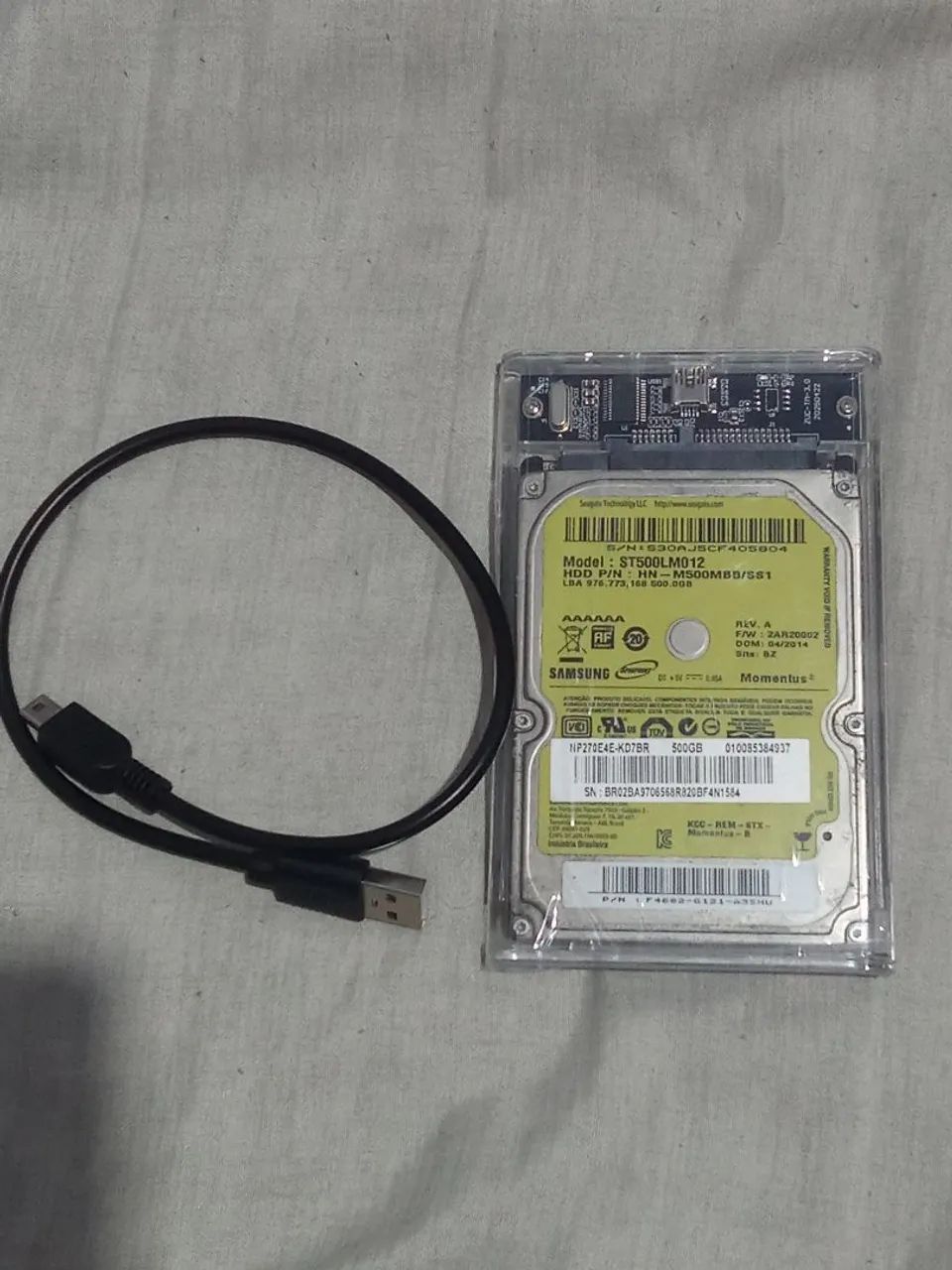 HD externo USB de 500gb. Com 200 GB de músicas - Foto 3