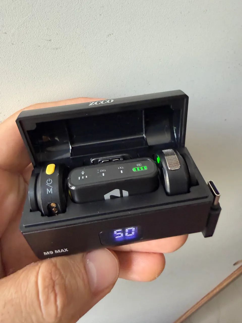 Microfone ZCCO M9 MAX PROMOÇÃO  - Foto 2