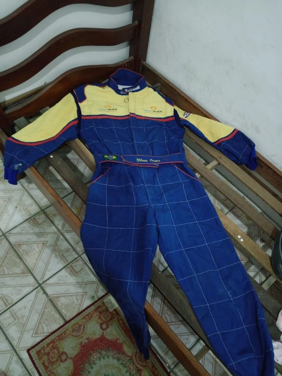 Macacão de kart