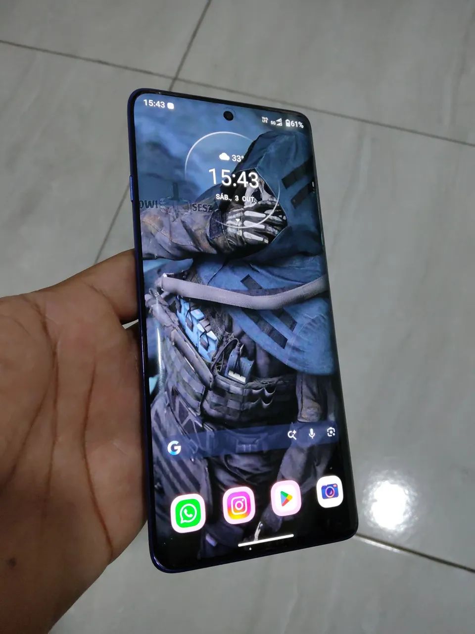 Motorola Edge 60 pro 256gb 89 ciclos de bateria apenas