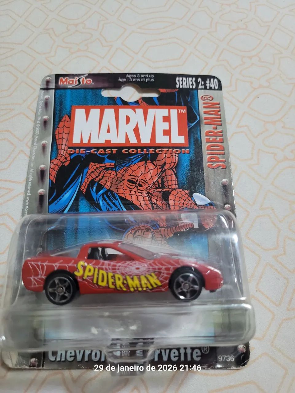 02 Miniatura colecionáveis Marvel