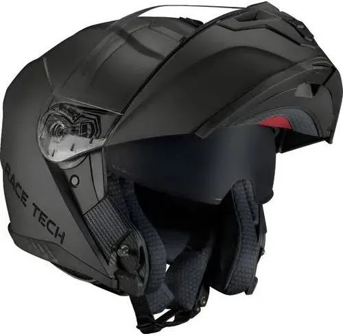 Capacete Race Tech Articulado Signal Titanium Cinza Fosco - Foto 3
