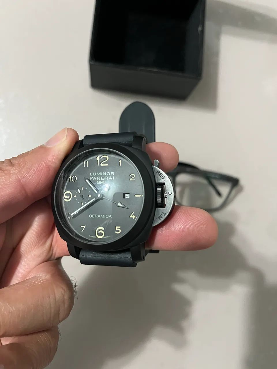 Relógio Panerai Gmt Automático em cerâmica. - Foto 4