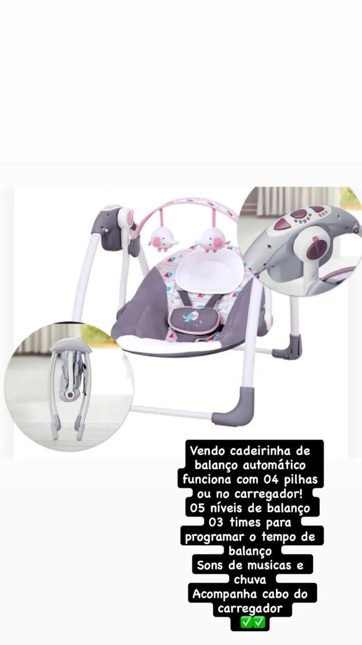 Cadeirinha de balanço automática 