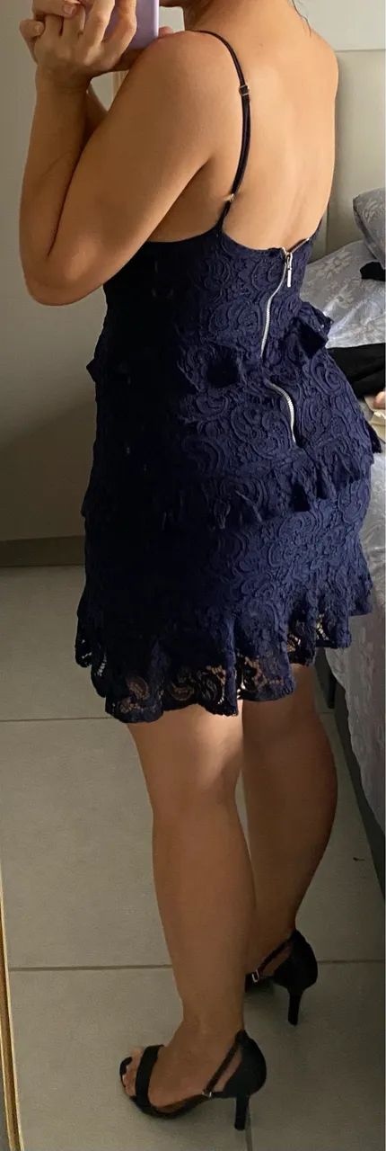 Vestido rendado 
