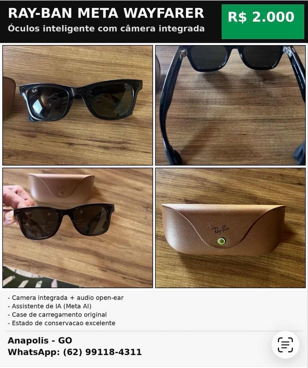 Rayban meta - Foto 4