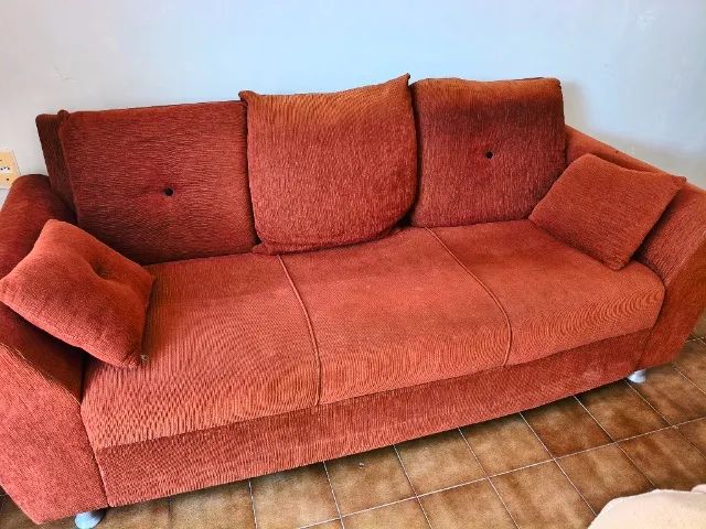 Sofá de 3 lugares usado - Foto 4