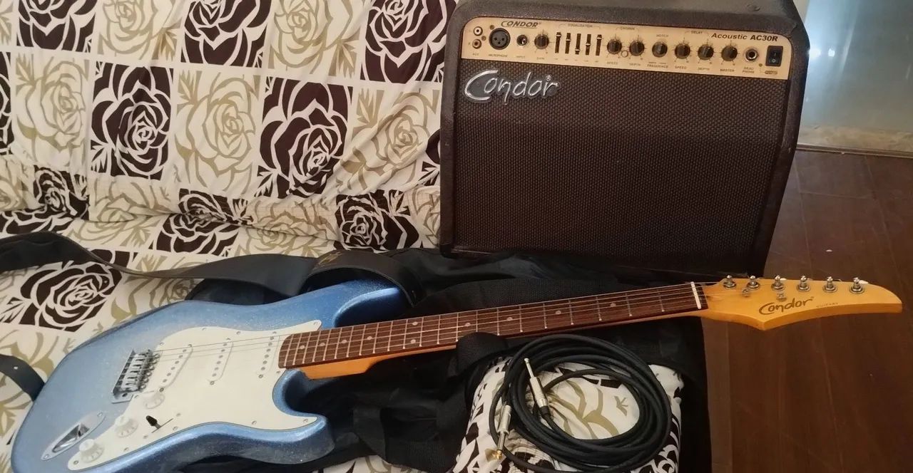 Vendo Guitarra e Cubo Condor - Foto 5
