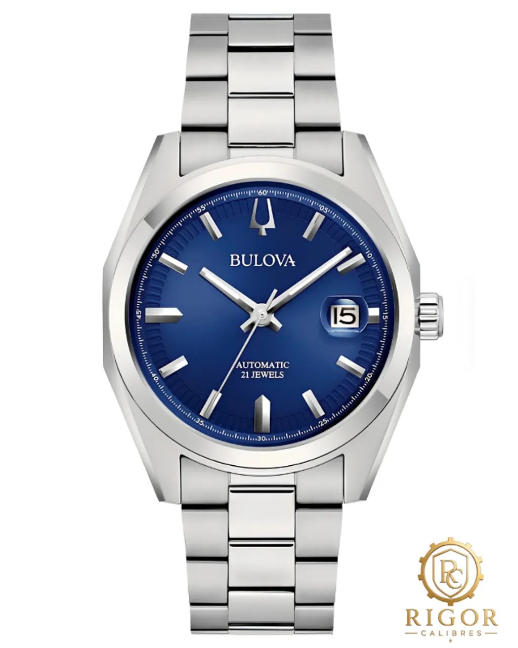 Relógio Bulova Classic Surveyor 96B436 Automático - Design Sofisticado em Aço