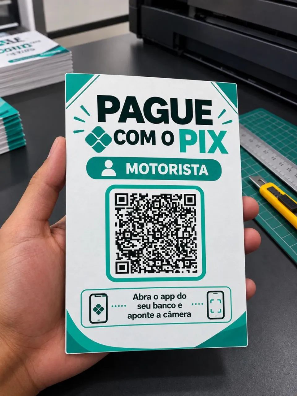 PLACA PIX QR CODE  - Foto 2