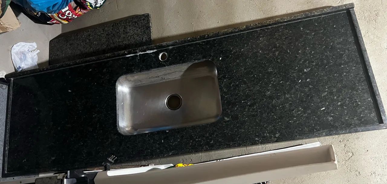 Ubatuba Green Granite Sink