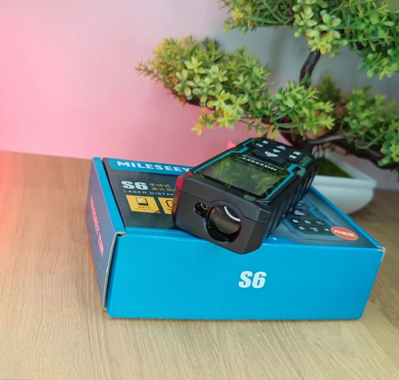 Trena laser digital Portátil Mileseey 50m novo na caixa - Foto 2