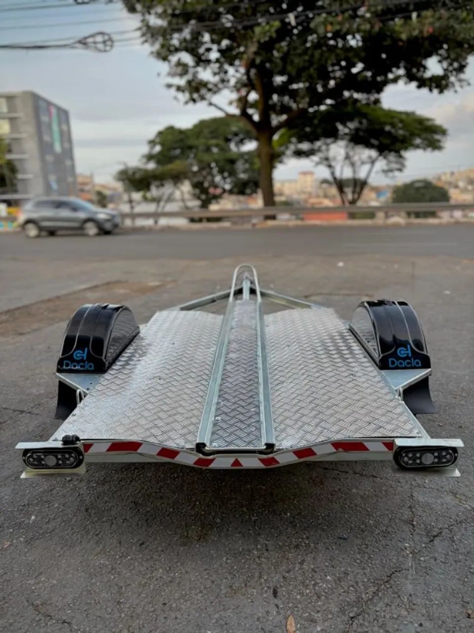 Plataforma para 01 moto - Galvanizada