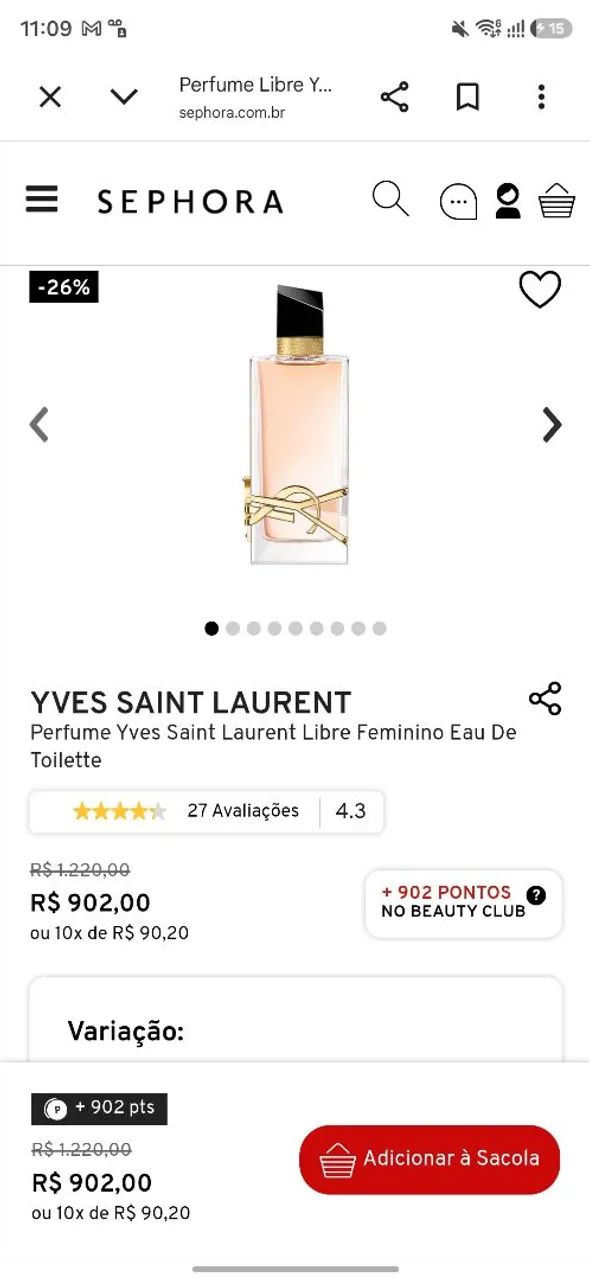 Libre EDT 90ML YSL - Foto 3