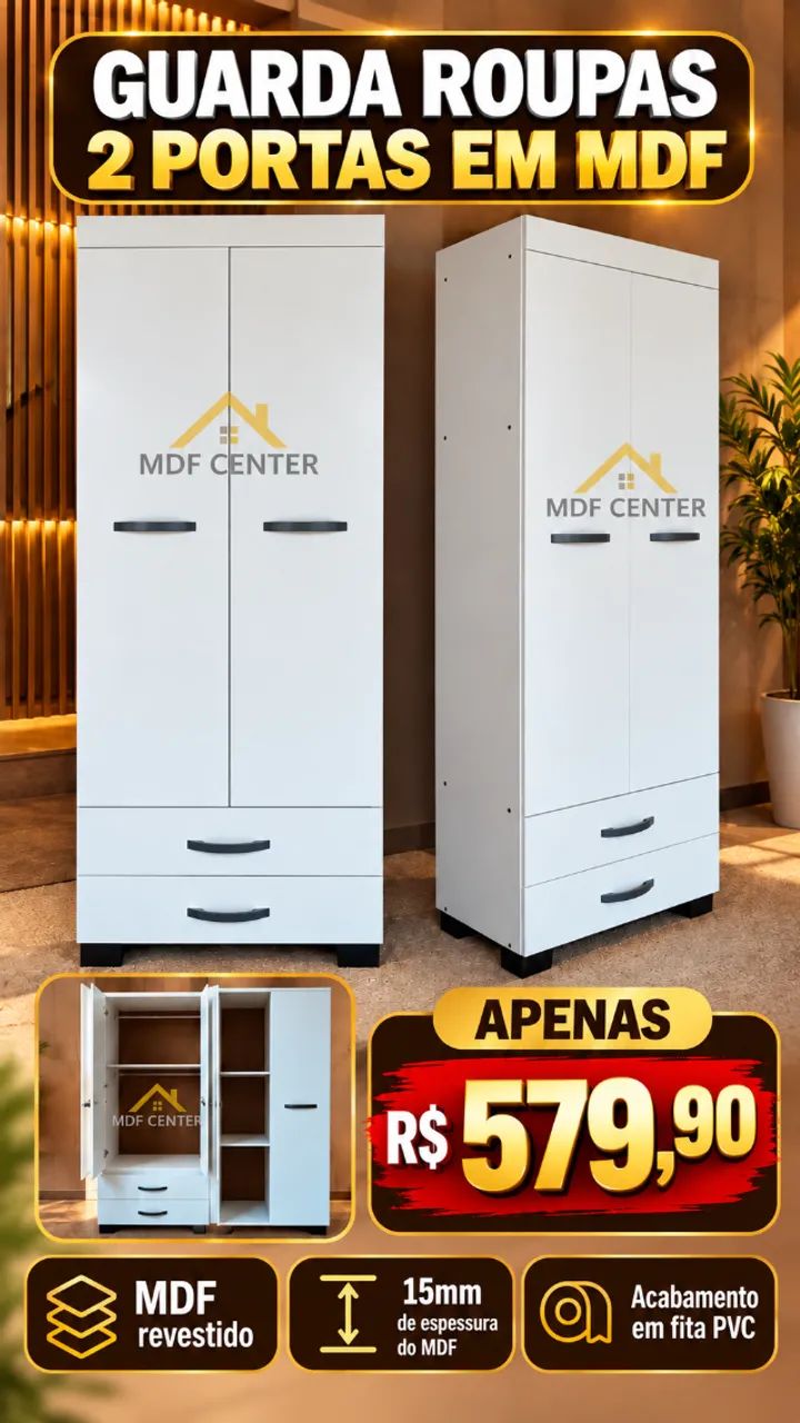 MÓVEIS EM MDF COM PREÇOS DE FÁBRICA  - Foto 3