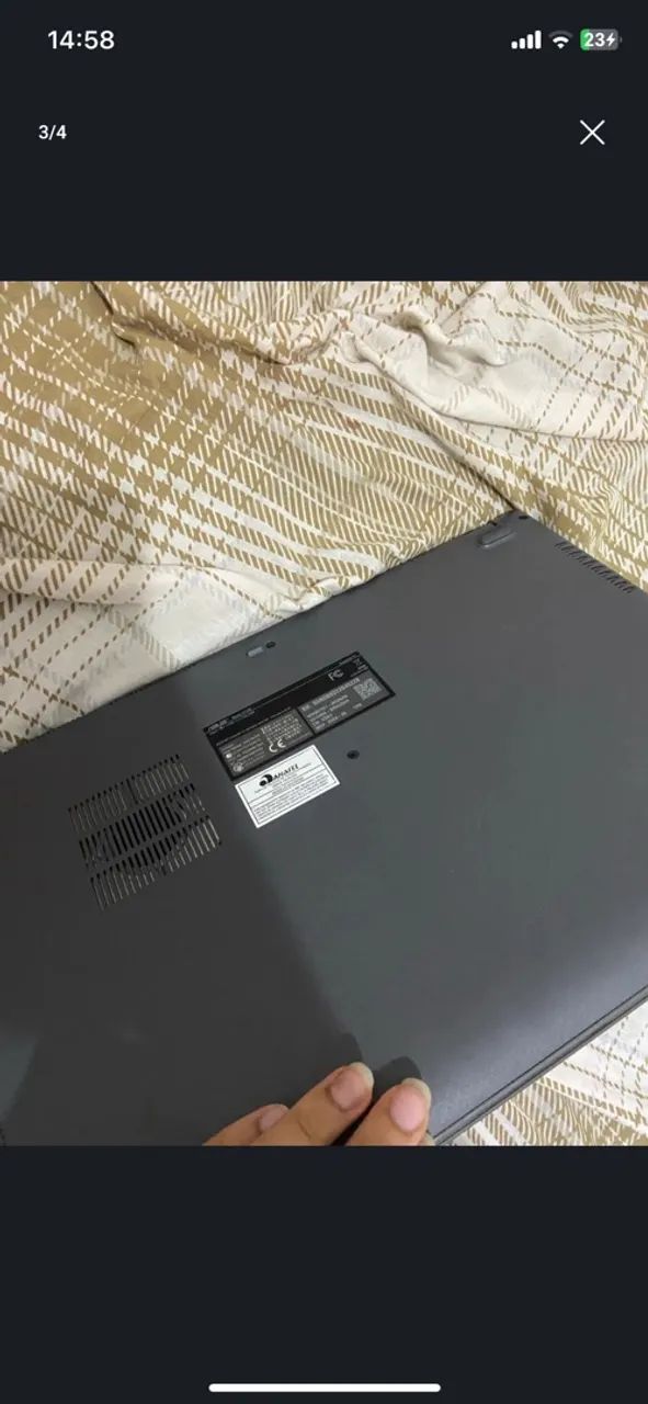 Notebook Asus Intel Celeron Dual Core 4GB RAM 128GB eMMC Windows 11 Home - cinza - Foto 3