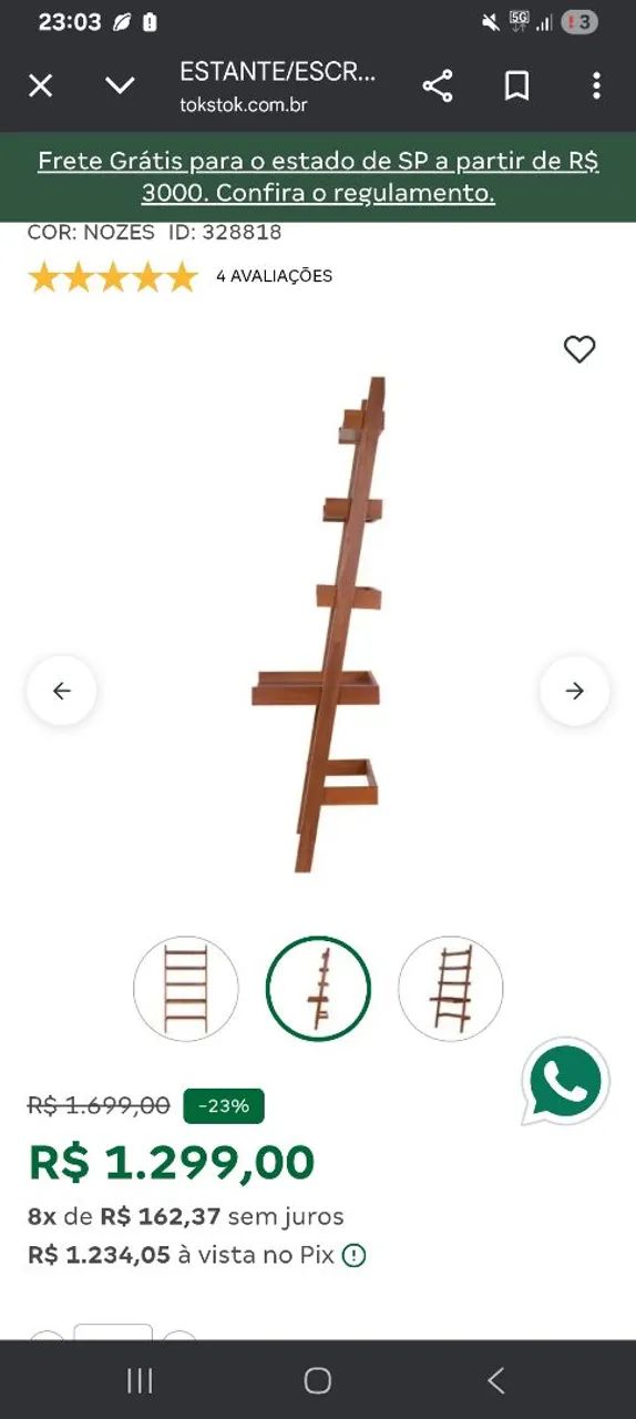 Estante escrivaninha tokstok