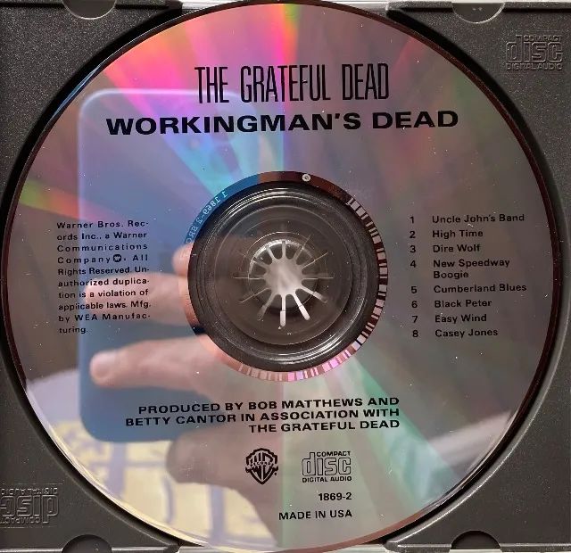 CD Grateful Dead - Workingmans Dead (1970) - 1996 Edition Importado USA - Foto 5