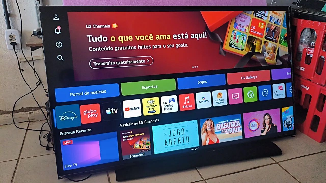 Tv Smart LG 50 Polegadas 4k Ultra HD Completa - Foto 2
