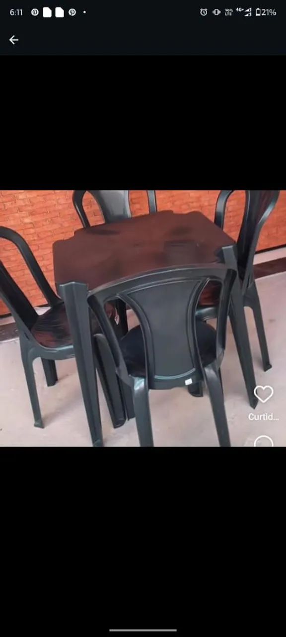 CADEIRAS E MESAS PLÁSTICAS TUDO NA PROMOÇÃO