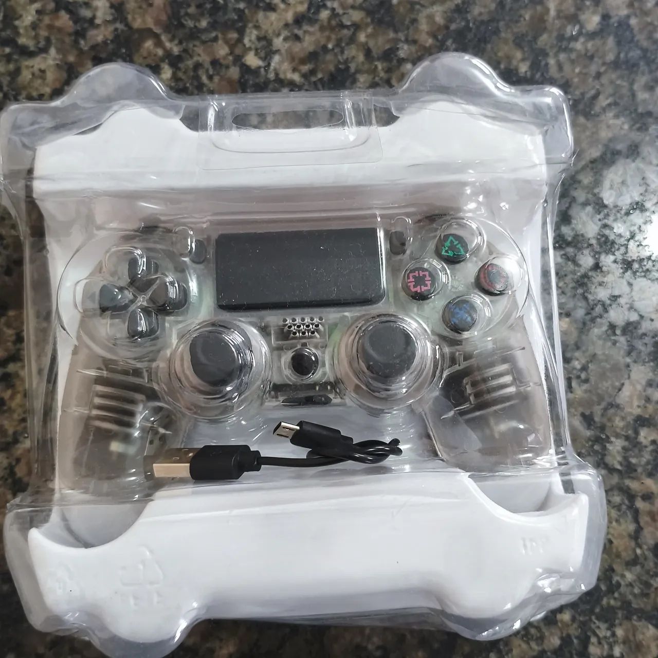 Controle ps4 Pc android -transparente - Foto 3