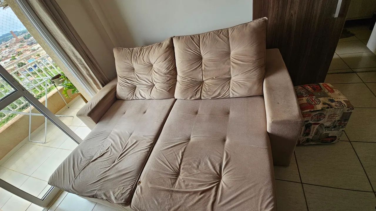 Sofá Suede 220cm - Foto 3