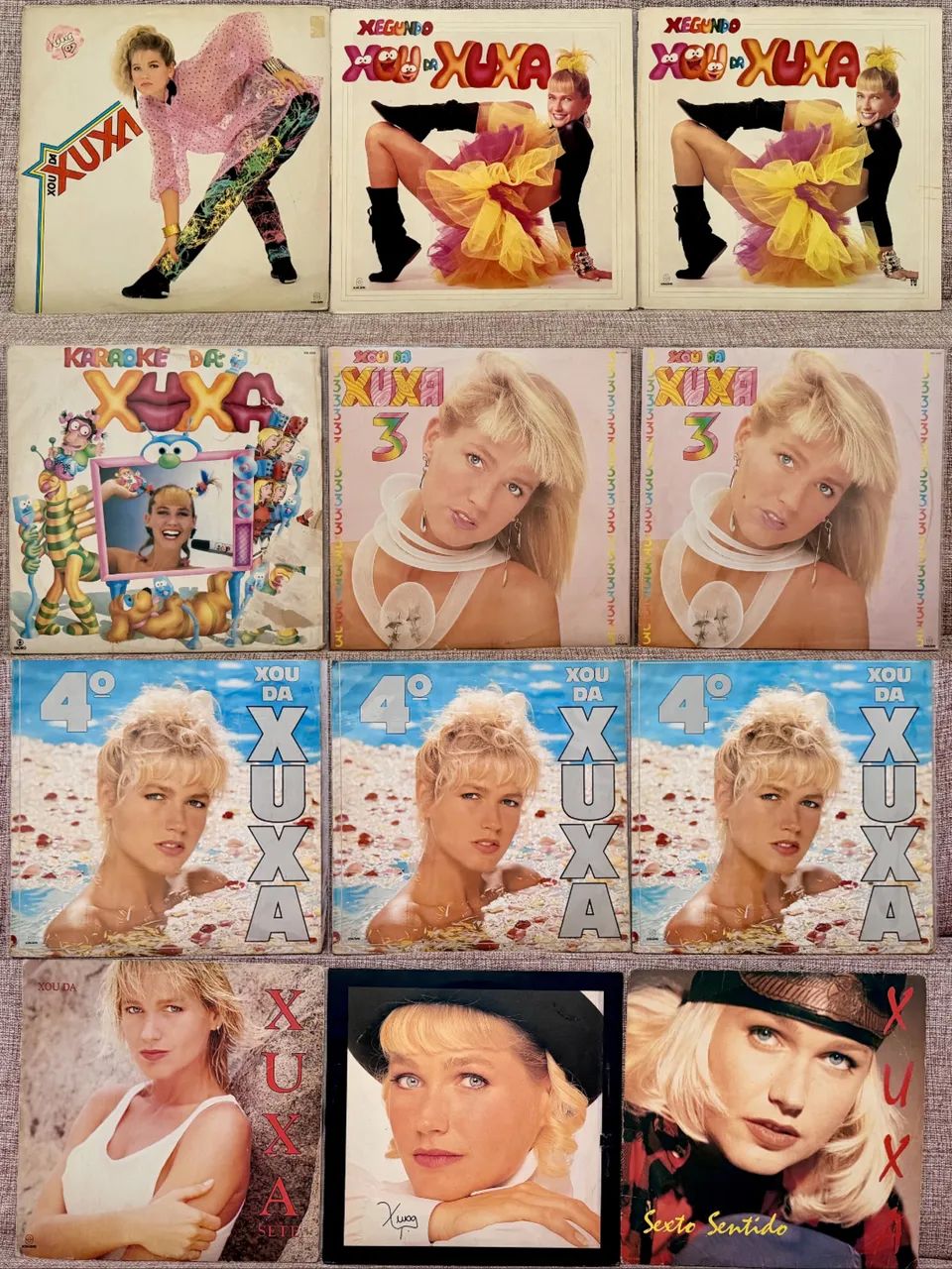 Lote Vinis da Xuxa (12 LPs)