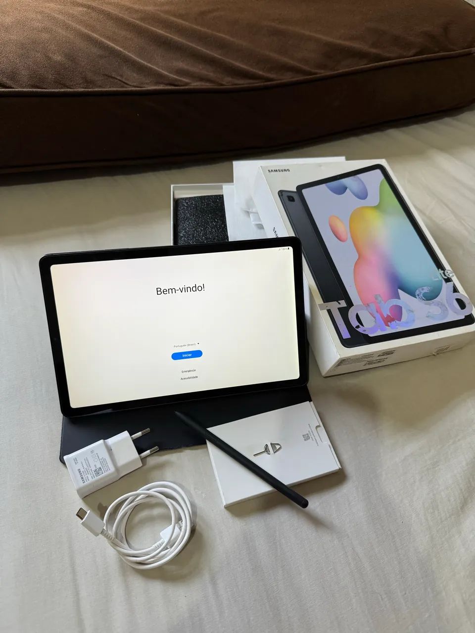 Tablet Samsung s6 lite impecável ( aceita trocas) - Foto 5