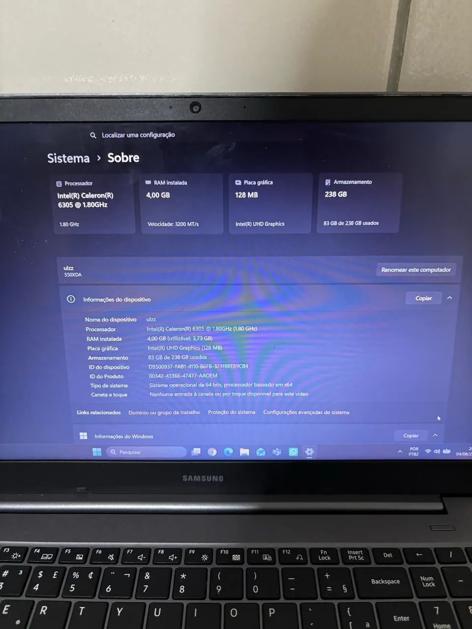 Notebook Samsung book - Foto 3