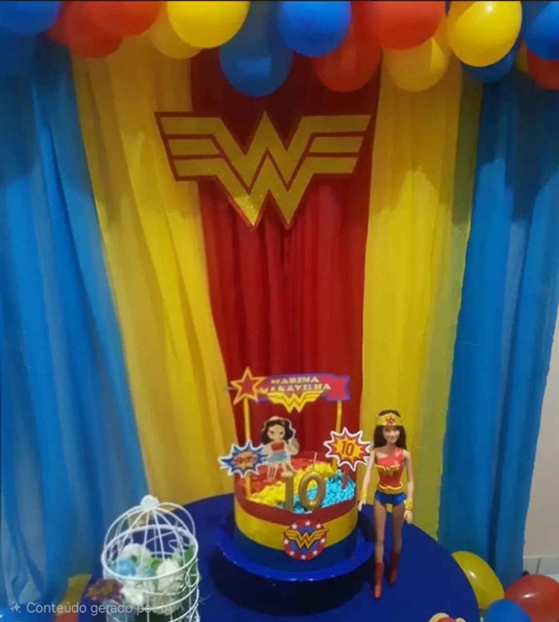 Cortinas de volta para festa