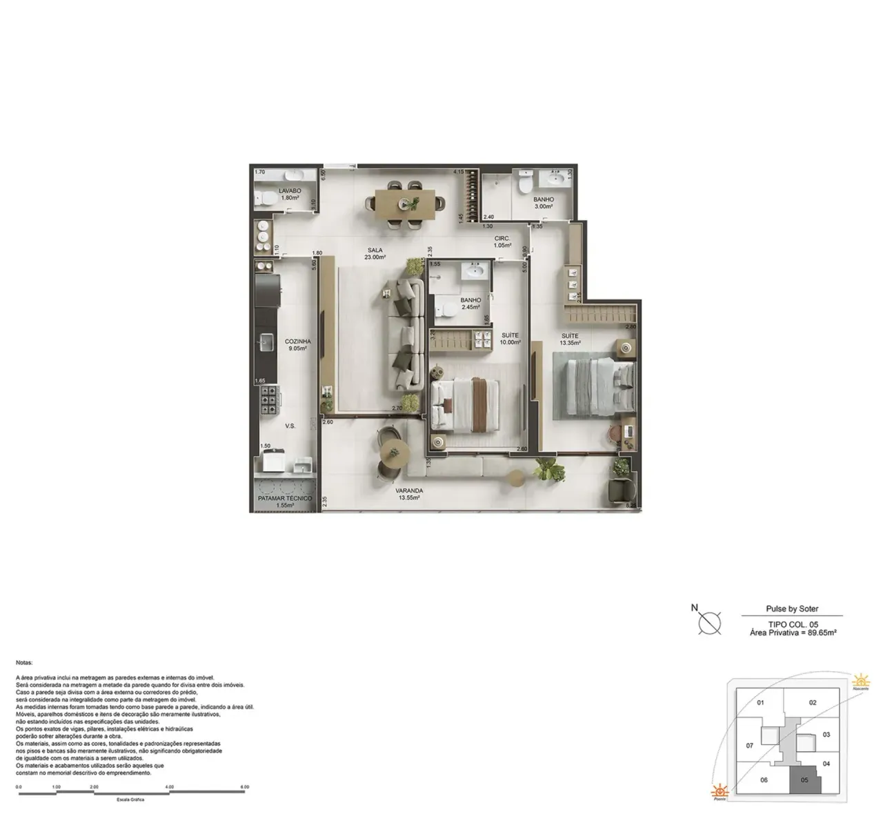 PLANTA 89m²