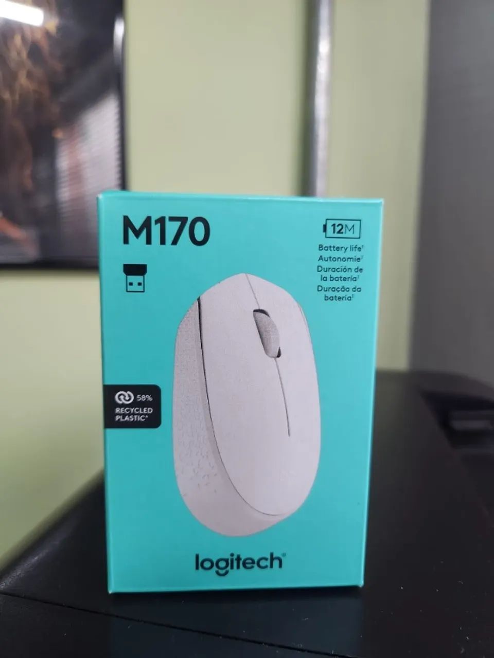 MOUSE S/FIO LOGITECH M170 BRANCO