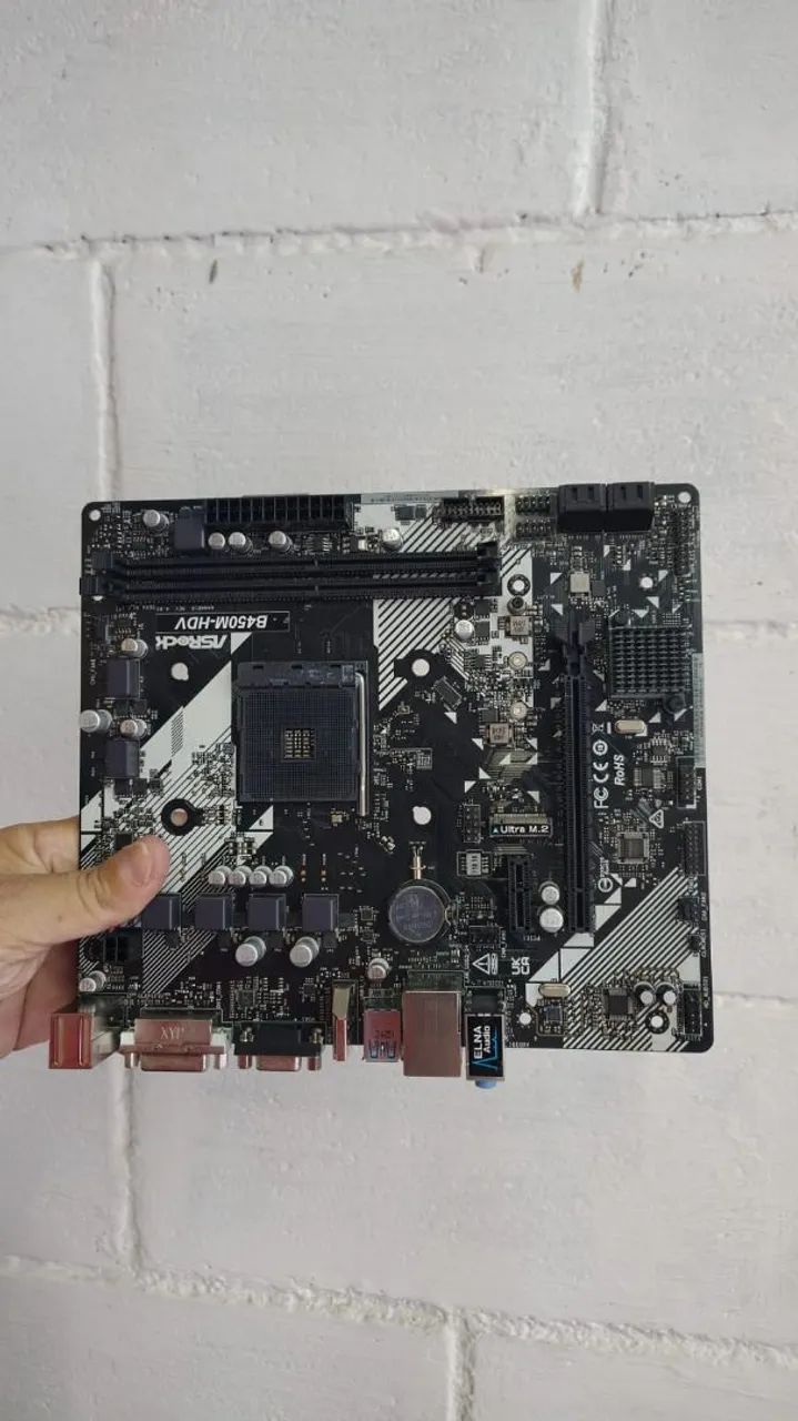 Placa mãe asrock B450 HDV - Foto 2