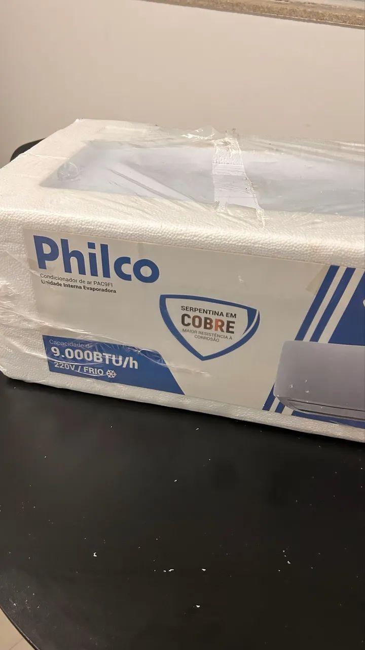 Ar-Condicionado Philco 9.000 BTUs Split 220V NOVO