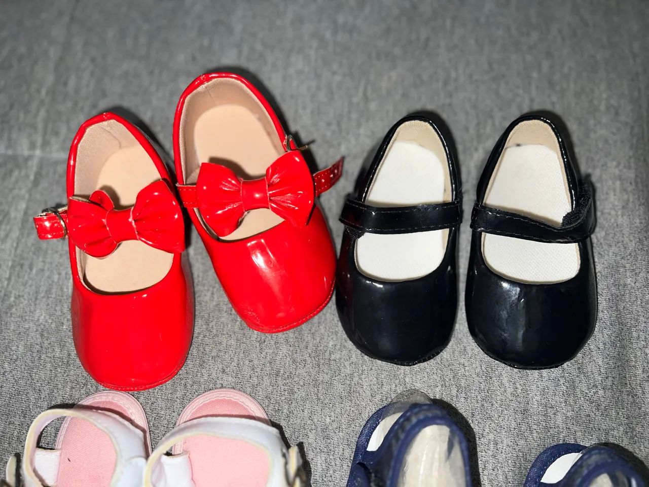 Lote 4 sapatinhos para bebê  0 a 12 meses  - Foto 2
