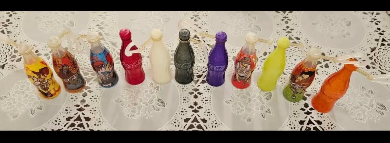 Garrafinhas da coca cola