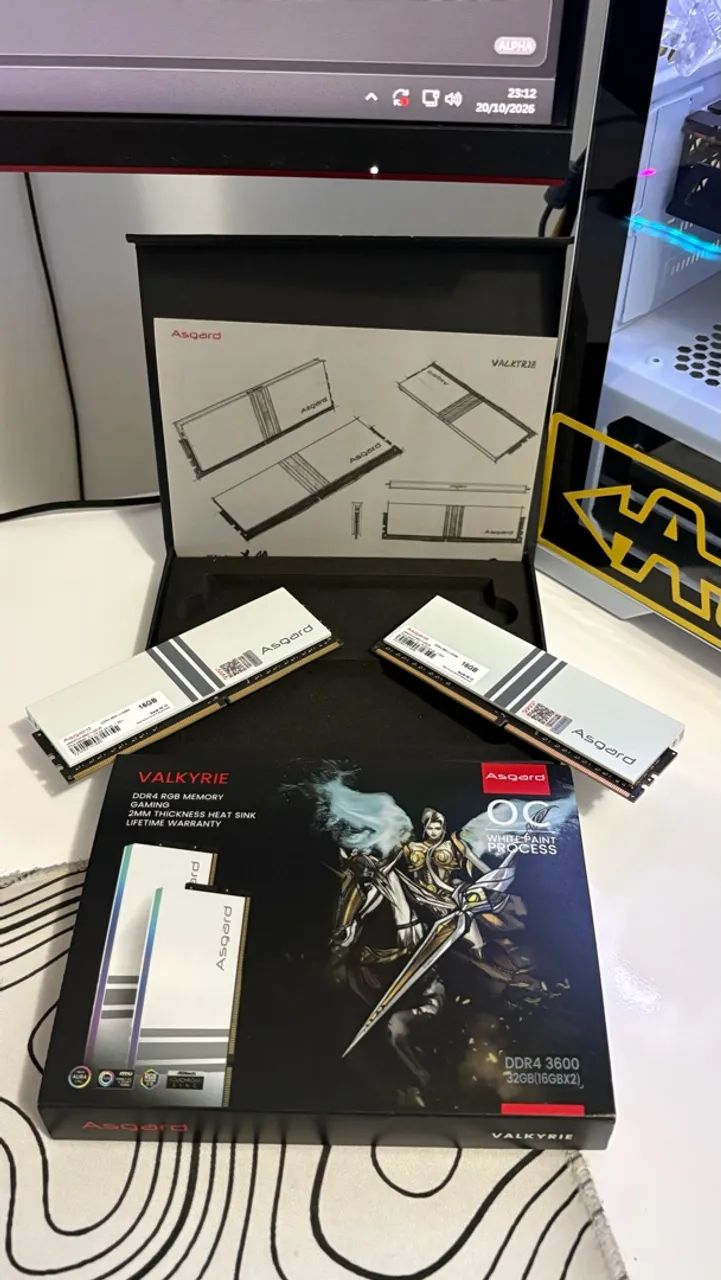 Memória RAM 32GB 3600MHZ 2x16