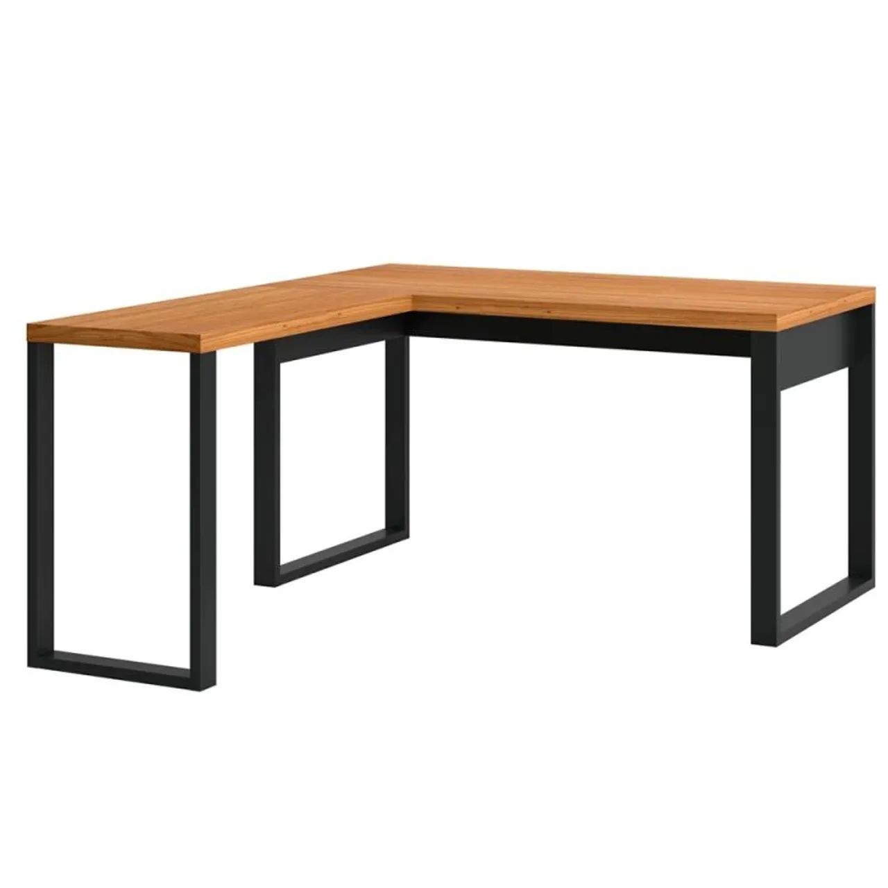 Mesa em L  com gaveteiro 100% mdf - Foto 4