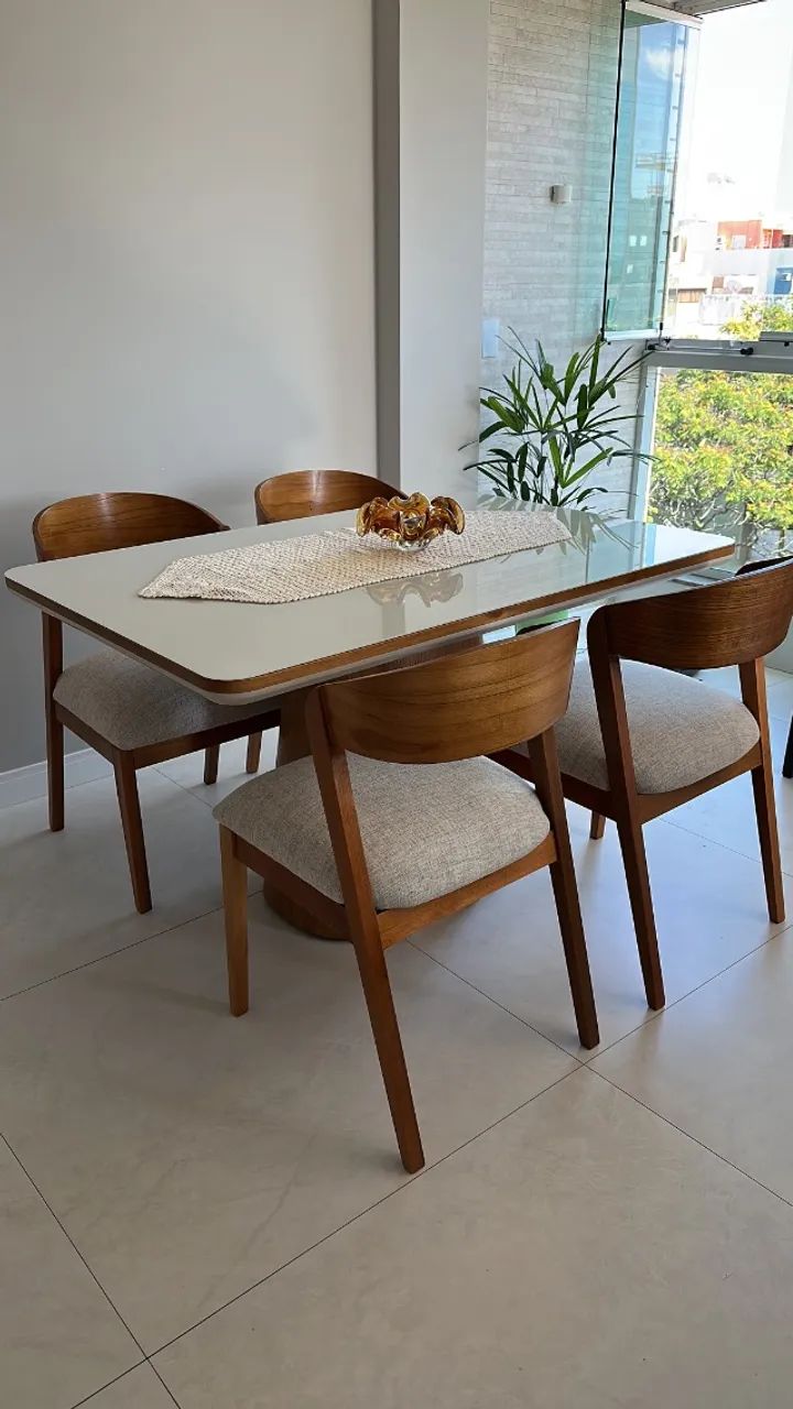 Conjunto 4 cadeiras para mesa de jantar