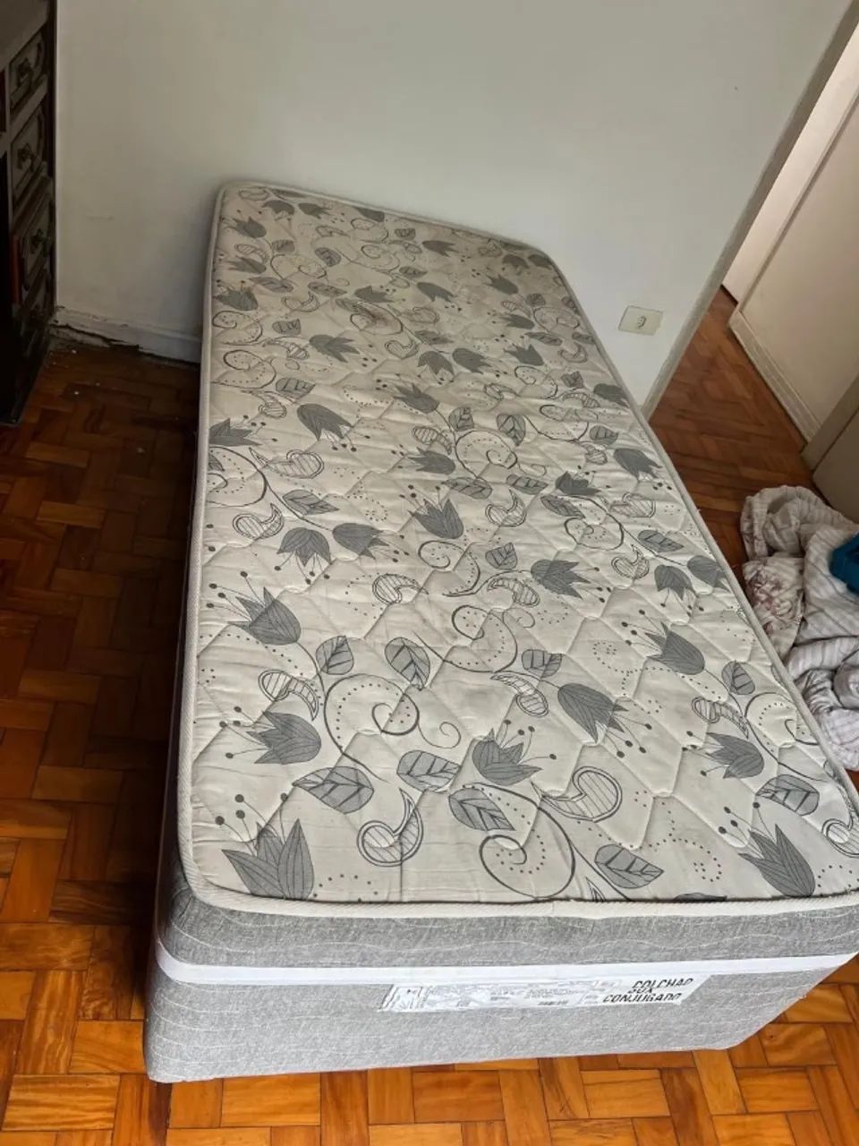 Cama box e colchão solteiro  - Foto 2