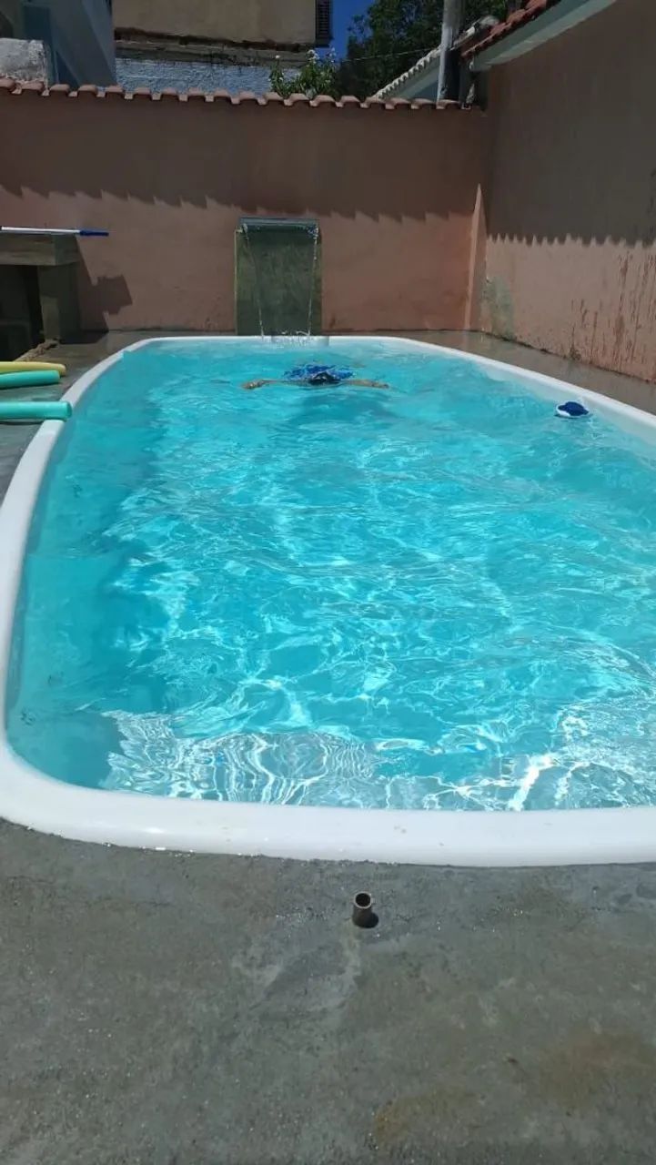Piscinas de fibra completas e instaladas com deck  - Foto 5